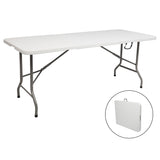 ZNTS 6FT Outdoor Courtyard Foldable Long Table 40606722