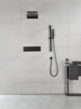 ZNTS Shower System Square Bathroom Luxury Rain Mixer Shower Combo Set Pressure Balanced Shower System W928115128