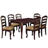 ZNTS Transitional Contemporary Dark Walnut Finish Set of 2pc Dining Chairs Solid wood Kitchen Dining Room B011P143323