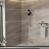 ZNTS Multi Function Dual Shower Head - Shower System with 4.7" Rain Showerhead, 7-Function Hand Shower, W124362264