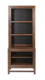ZNTS Bridgevine Home Branson Bookcase Pier, No Assembly Required, Two-Tone Finish B108P163819