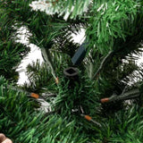 ZNTS Christmas Tree 6FT 920 Branches Flocking Spray White Tree Plus Pine Cone 60548961