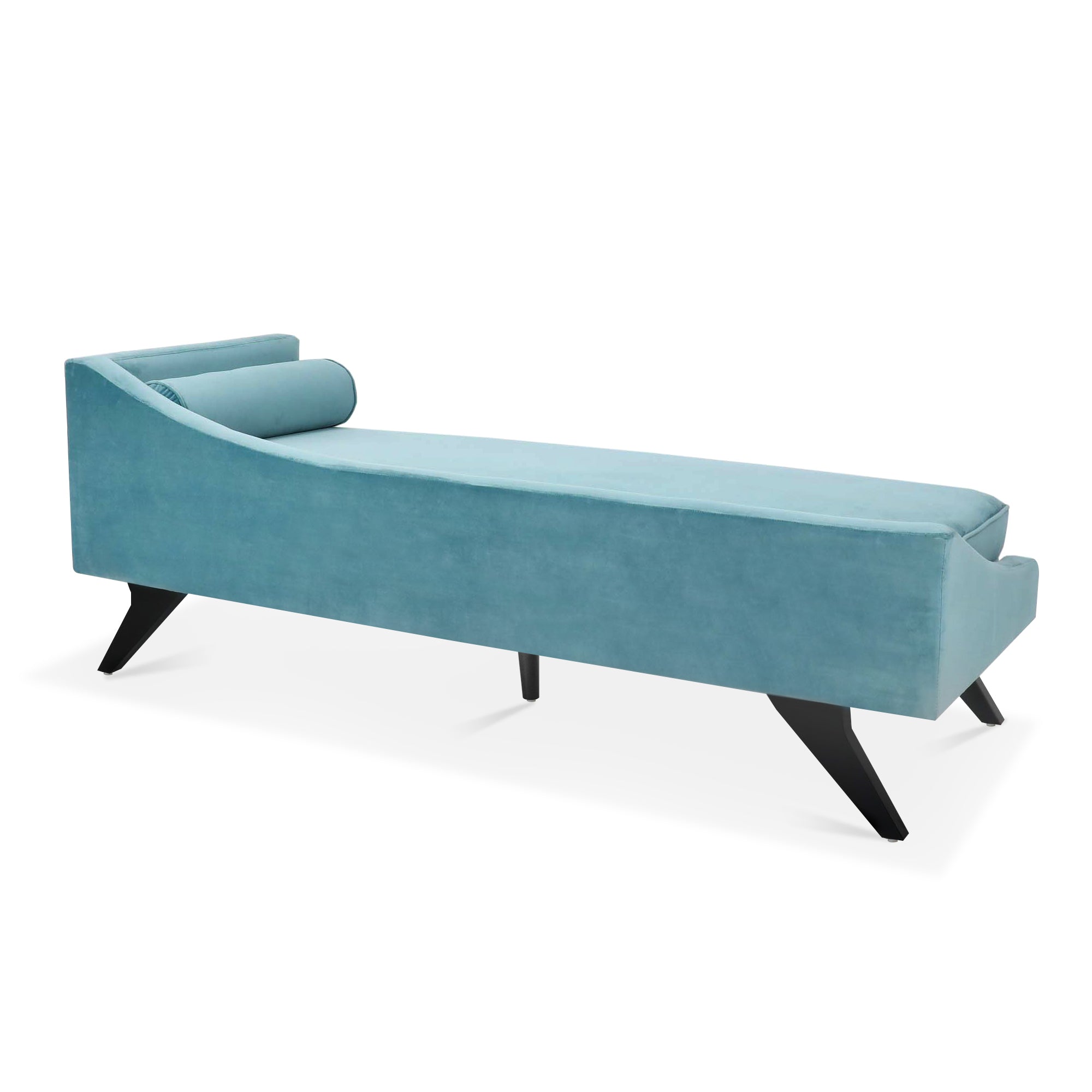 ZNTS Right Square Arm Reclining Chaise Lounge W68034309