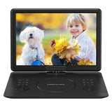 ZNTS DBPOWER 16.9" Portable DVD Player with 14.1" HD Swivel Large Screen, Support DVD/USB/SD Card and 05667694