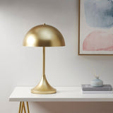 ZNTS Dome-Shaped 2-Light Metal Table Lamp B035122356