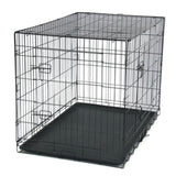 ZNTS 42" Pet Kennel Cat Dog Folding Steel Crate Animal Playpen Wire Metal 14942781