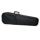 ZNTS Durable Cloth Fluff Triangle Shape Case with Beige Lining for 4/4 Violin Black 66355833