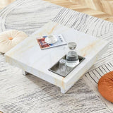 ZNTS A modern and practical coffee table with imitation marble patterns, made MDF material. The fusion W1151119881