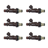 ZNTS 6Pcs Fuel Injector With Connector Plug Harness Pigtail Wire Replacement For Toyota Tacoma Tundra 86083224