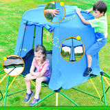 ZNTS Kids Climbing Dome with Canopy and Playmat - 10 ft Jungle Gym Geometric Playground Dome Climber Play MS292400AAF