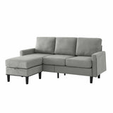 ZNTS Upholstered Sectional Sofa Couch, L Shaped Couch With Storage Reversible Ottoman Bench 3 Seater for W1191126332