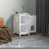 ZNTS Pet house, Hidden Cat Home Side Table, Suitable for bedroom, living room, study and other spaces W68867026