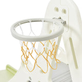 ZNTS 5-in-1 Toddler Climber Basketball Hoop Set Kids Playground Climber Playset with Tunnel, Climber, PP300101AAF