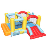 ZNTS Bounce House Inflatable Jumping Castle a Basketball Hoop With Ball And a Slide 53067938