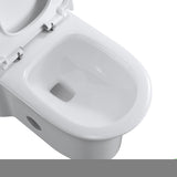 ZNTS One Piece 1.1GPF/1.6 GPF Dual Flush Elongated Toilet W156668149