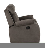 ZNTS Global United Reclining Transitional Microfiber Fabric Chair B05777760