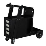 ZNTS 4 Drawers Portable Wheels Steel Welding Cart Black 67805974