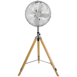 ZNTS Simple Deluxe Retro Tripod Fan, Home Air Circulation Nostalgic Vertical Fan, 3 Speeds, Adjustable HIFANSTANDRETRO16C