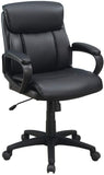 ZNTS Classic Look Extra Padded Cushioned Relax 1pc Office Chair Home Work Relax Black Color HS00F1682-ID-AHD