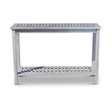 ZNTS Eucalyptus Console Table, Silver Gray B04660599