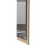 ZNTS Devoux Rectangle Bathroom Mirror Light Pine B062103261