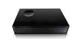 ZNTS A&X Grand Modern Black Crocodile Lacquer Coffee Table with Drawers B04961605