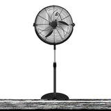 ZNTS Simple Deluxe 18 Inch Pedestal Standing Fan, High Velocity, Heavy Duty Metal For Industrial, HIFANXSTAND18