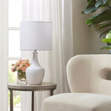 ZNTS Celine Textured Ceramic Table Lamp B03595703
