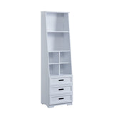 ZNTS Kids Funnel Bookcase Book Shelf Storage Unit with Book Display/Organizer Drawers - Classic B05367943