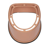 ZNTS Portable Toilet with Non-slip Mat Brown 79167273