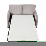 ZNTS Pull Out Sofa Bed with USB Charging Port and 3-pin Plug,Sleeper Sofa Bed with Twin Size Mattress WF297861AAA