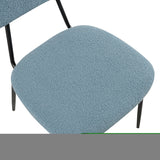 ZNTS Dining Room Chairs Set of 2, Modern Comfortable Feature Chairs with Faux Plush Upholstered Back and W117094374