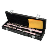 ZNTS Cupronickel C 16 Closed Holes Concert Band Flute Pink 08632614