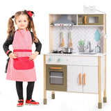 ZNTS Classic Wooden Kitchen playset, Great Gift for Kids,Suitable for Christmas,Birthday and Party W979104131