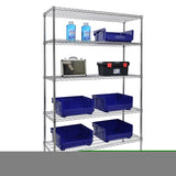 ZNTS 5-Tier Adjustable Storage Shelving Unit Chrome 81979526