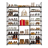 ZNTS 9 Tiers Shoe Rack Storage Organizer Shoe Shelf Organizer for Entryway Holds 50-55 Pairs Shoe, 41157133