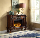 ZNTS ACME Versailles FIREPLACE Cherry Oak Finish AC01315