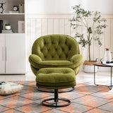 ZNTS Accent chair TV Chair Living room Chair with Ottoman-FRUIT GREEN W67641179