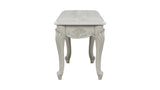 ZNTS Tuscan Traditional Style End Table made with wood in Silver B009138508