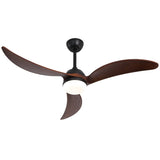 ZNTS 52 Inch Ceiling Fan with Lights and Smart Remote Control 6 Speed Quiet Reversible DC Motor for W934P156672