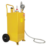 ZNTS 30 Gallon Gas Caddy Tank Storage Drum Gasoline Diesel Fuel Transfer Bright Yellow JGC30 RAL1003 00681370