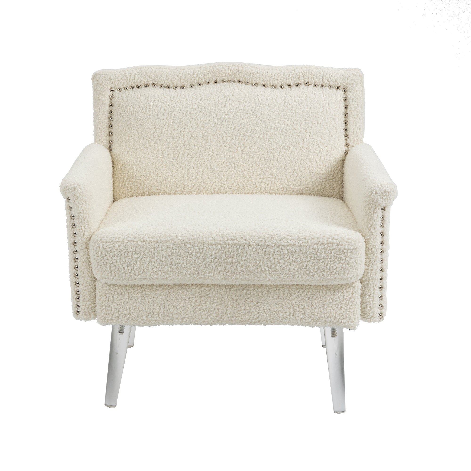 ZNTS COOLMORE Accent Chair ,Living Room Chair / leisure single sofa with acrylic feet W153984988