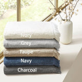 ZNTS Cotton Dobby Slub 6 Piece Towel Set B03596684