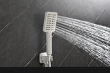 ZNTS Shower System with Shower Head, Hand Shower, Slide Bar, Bodysprays, Shower Arm, Hose, Valve Trim, W928115070