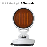 ZNTS Electric Space Heater Cooling Fan, 2-In-1 Space Warm & Cool Fan,with 3 modes including High Heat 79365066