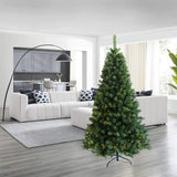 ZNTS Pre-lit Christmas Tree 6ft Artificial Hinged Xmas Tree with Foldable Stand W49835484