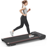 ZNTS Under Desk Treadmill Machine 300 LB Capacity Walking Pad for Home Office W136255628