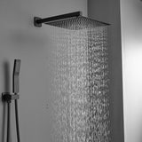 ZNTS Bathroom Luxury Rain Mixer Combo Set Wall Mounted Rainfall Shower Head System , W1932124160