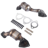 ZNTS Catalytic Converter Front Pair L+R 19533 19534 for Ford Explorer, Taurus Lincoln MKS, MKT 3.5L 84403457