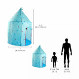ZNTS Princess Castle Play Tent, Kids Foldable Games Tent House Toy for Indoor & Outdoor Use For Indoor W2181P165791